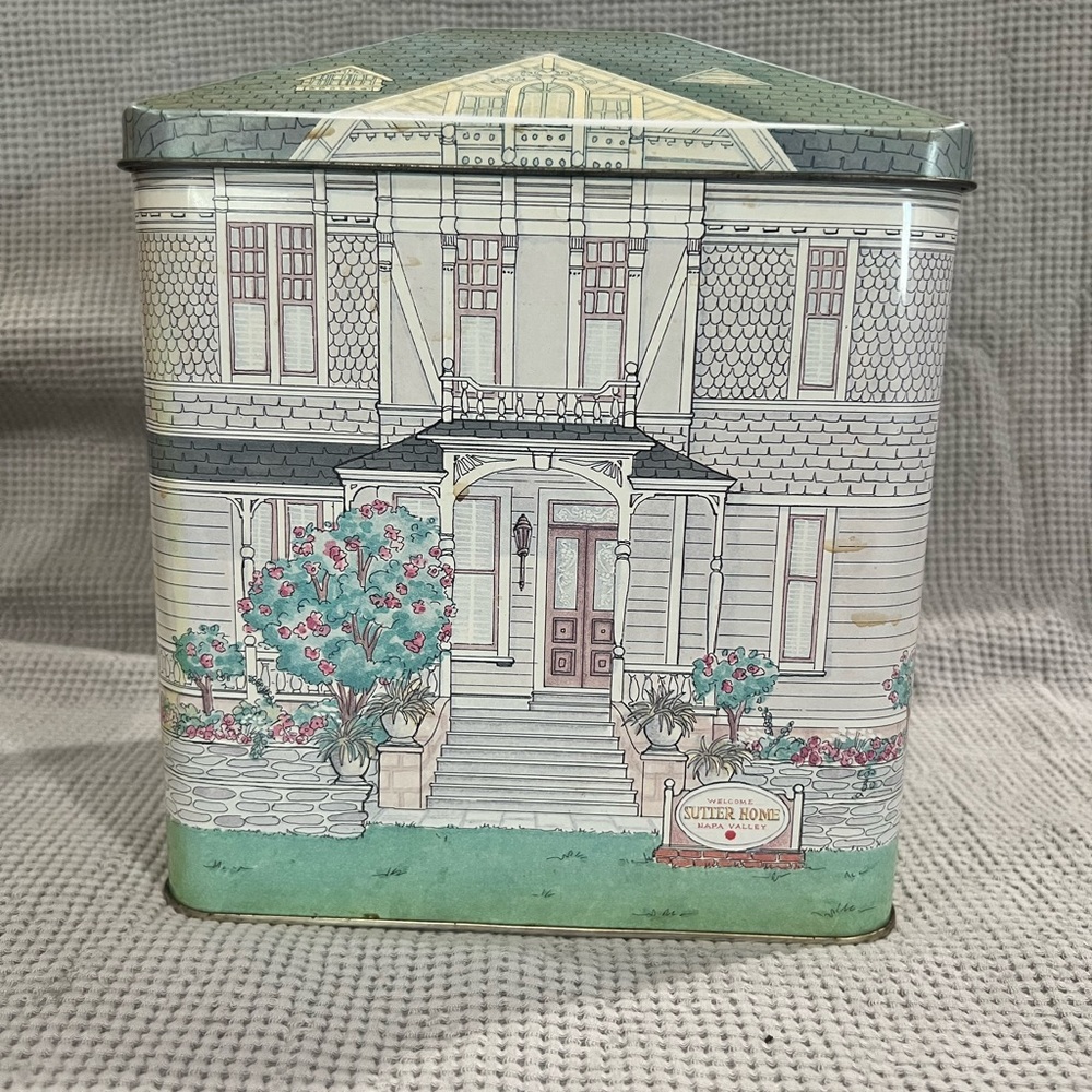 Sutter Home Napa Valley Collectable Metal Tin